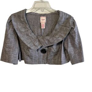 Women's‎ Vintage 90s Y2K Candies Cropped Shrug Swing Blazer XL